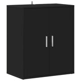 808919 Shoe Cabinet Black 60x35x70 cm Engineered Wood