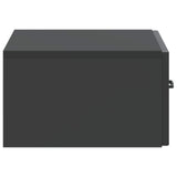 Wall-Mounted Bedside Cabinet 2 pcs Black 49 x 34.5 x 20 cm 899298