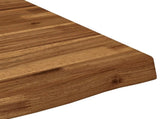 Live Edge Table Top 80 x 80 x 3 cm Square Solid Acacia Wood 938636