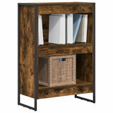 Book Cabinet Smoke Oak 60 x 30 x 86.5 cm Engineered Wood 886386