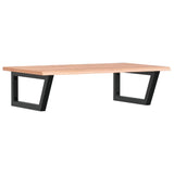 ZNTS Basin Shelf Wall Mounted Steel and Solid Wood Oak 3302611