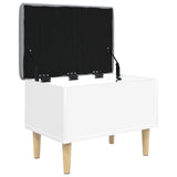 Storage Bench White 62x42x46 cm Engineered Wood 835068