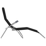 Folding Sun Loungers 2 pcs Textilene Black 44338