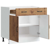 Kitchen Base Cabinet Lucca Old Wood Engineered Wood 853745
