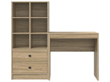 Desk with Drawer with Shelf with Storage 2 pcs Sonoma Oak 3337299