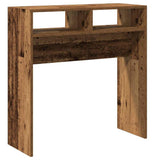 Console Table Old Wood 78x30x80 cm Engineered Wood 856620