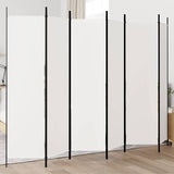 6-Panel Room Divider White 300x200 cm Fabric 350190