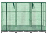 Raised Bed with Greenhouse Cover Rattan Look 120x40x123 cm 4015853