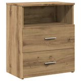 Bedside Cabinets 2 pcs Artisan Oak 50x32x60cm Engineered Wood 856567