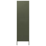 Wardrobe Olive Green 90x50x180 cm Steel 336243