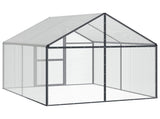 Bird Cage Anthracite 181.5 x 221 x 173.5 cm Welded Wire Mesh 42036857