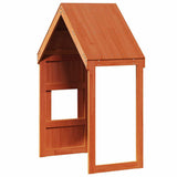 Kids' Bed Roof Wax Brown 55x84x132 cm Solid Wood Pine 846896