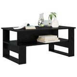 Coffee Table Black Oak 90 x 50 x 40 cm Engineered Wood 8000213