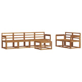 Outdoor Sofa Set 7 pcs Natural 3366032