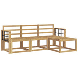Outdoor Sofa Set 4 pcs White 189.5 x 122.5 x 73 cm 3387463