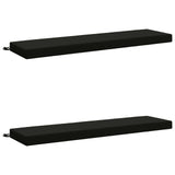 2-Piece Bench Cushions SOEST 2 pcs 100% Polyester Black 949923