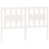 Bed Headboard White Solid pine wood Standard Size 818566