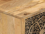 TV Cabinet 80x31x46 cm Solid Wood Mango 358227