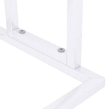 Freestanding Towel Rack White 48x24x78.5 cm Iron 343088