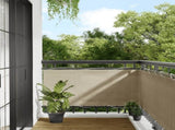 Balcony Screen Beige 75x1000 cm 100% Polyester Oxford 4000174