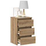 Bedside Cabinets 2 pcs Artisan Oak 40x35x62.5 cm Engineered Wood 856525