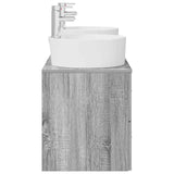 Bathroom Cabinet Set 3 pcs Grey Sonoma 49.5 x 44.5 x 65 cm 3405880