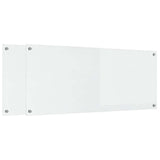 Kitchen Backsplash 2 pcs Transparent 120 x 50 cm Tempered Glass 3415492