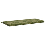 2-Piece Bench Cushions SOEST 2 pcs 100% Polyester Leaf Design 949357