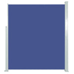 Retractable Side Awning 120 x 300 cm Blue 45361