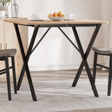 Dining Table Legs X-Frame 70x70x73 cm Steel 357908