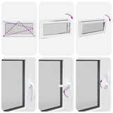 Basement Window "RISOR" 120x60 cm Tilt&Turn DIN Left Anthracite 4108419