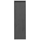 Wall Cabinets 2 pcs Grey 30x30x100 cm Solid Pinewood 813510
