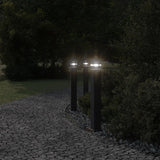 Outdoor Floor Lamp with Outlet Black 80 cm Aluminium 4006407
