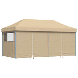 Party Tent Folding Beige 292 x 580 x 315 cm Oxford Fabric 42023665
