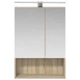 Bathroom Mirror Cabinet with Shelf Sonoma Oak 50 x 14.5 x 70 cm 889209