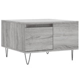 Coffee Table Grey Sonoma 55x55x36.5 cm Engineered Wood 830762