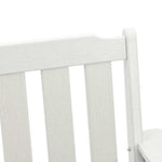 Garden Dining Chair 2 pcs White 65.5 x 59 x 88cm HDPE 42006604