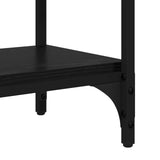 Console Table Black Oak 100 x 39 x 78.5 cm Engineered Wood 882808