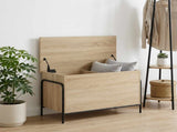 Storage Box Sonoma Oak 80 x 40 x 49.5 cm Engineered Wood 8013675