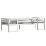 Kids' Bed Frame without Mattress White 90x190 cm Single Solid Wood Pine 846868