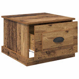 Coffee Table Old Wood 50 x 50 x 35 cm Engineered Wood 881370