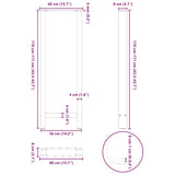 Bar Table Legs Black 2 pcs 40x cm Steel 4013348