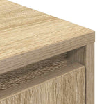 TV Cabinet with LED Lights Sonoma Oak 193.5x41x50 cm 3328437