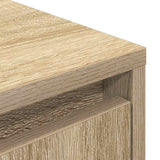 TV Cabinet with LED Lights Sonoma Oak 193.5x41x50 cm 3328437