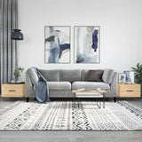 Coffee Tables 2 pcs Sonoma Oak 50x50x40 cm Engineered Wood 829387