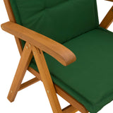 5-Piece Garden Dining Set Natural Solid Acacia Wood 3434499