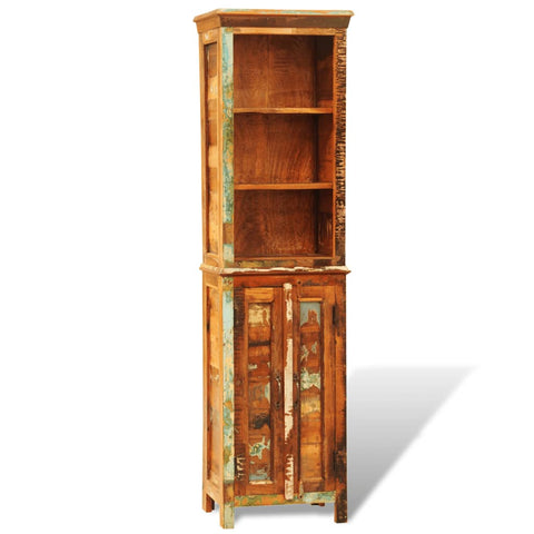 Vintage Style Reclaimed Solid Wood Bookshelf 241433