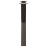 Dining Table Legs X-Shaped 3 pcs Natural Steel 80x cm Steel 4012995