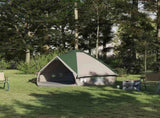 Teepee Tent 4-Person Green and Grey 388 x 320 x 169 cm 42004074