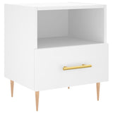 Bedside Cabinets 2 pcs White 40x35x47.5 cm Engineered Wood 827405